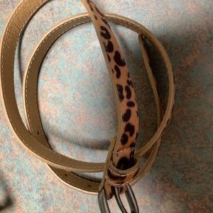 Animal  print belt